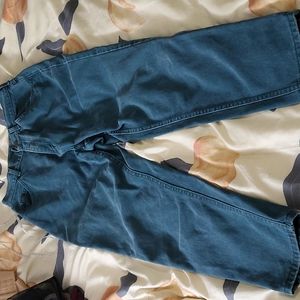 teal blue lee's mom jeans /// waist 28